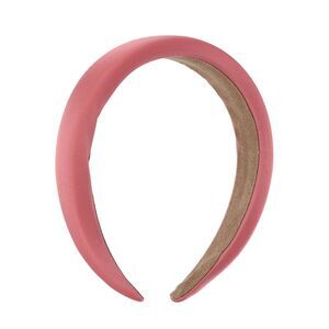 Classic Elegant Satin Sponge Headband Pink